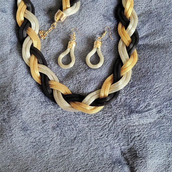 3pc Big Rope Tri color set black/silver/gold - Picture 2 of 3